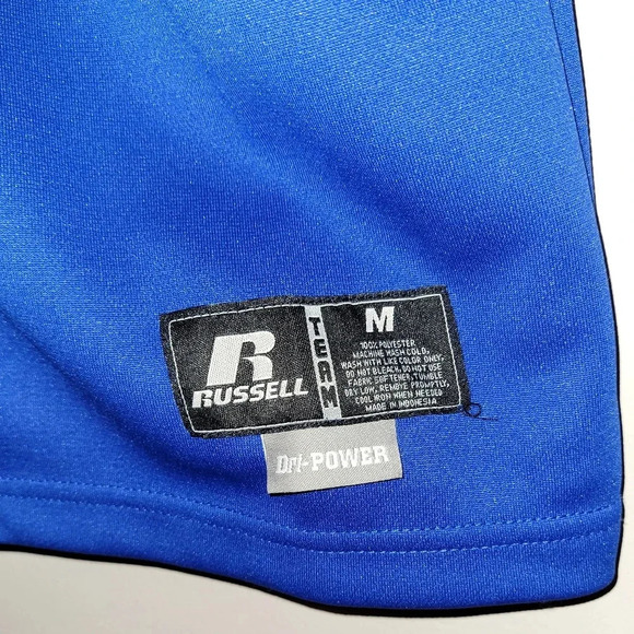 Vintage Russell Athletic Warm Up/Starter hooded short sleeve jacket - Picture 4 of 12